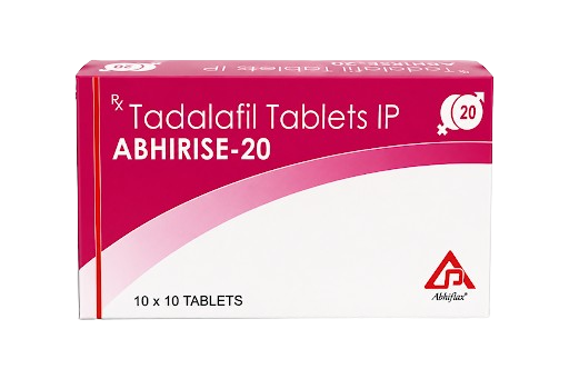 Abhirise 20mg Tadalafil Tablets Box Image