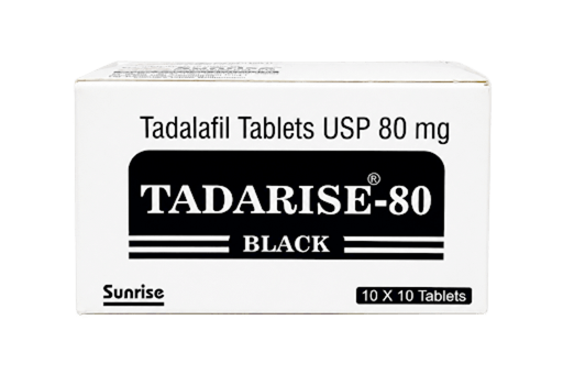 Tadarise Black 80mg Display View