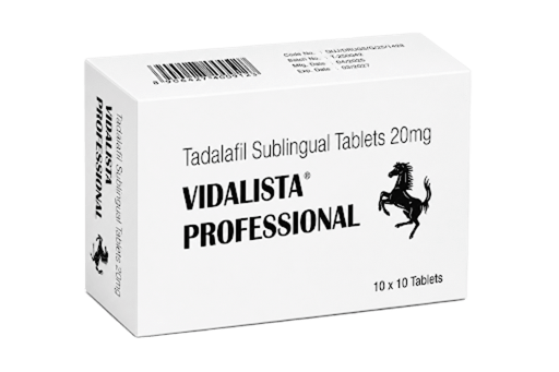 Vidalista Professional 20mg Box Front View
